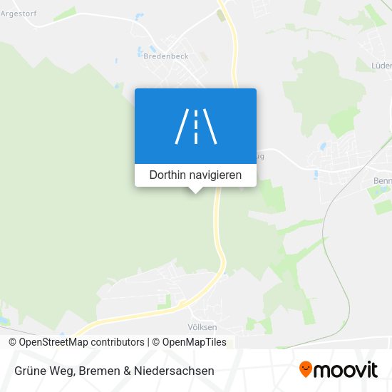 Grüne Weg Karte