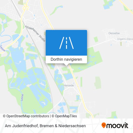 Am Judenfriedhof Karte