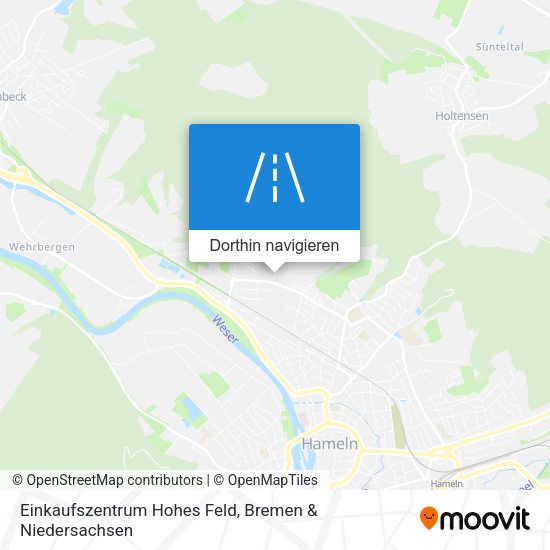 Einkaufszentrum Hohes Feld Karte