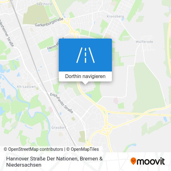 Hannover Straße Der Nationen Karte