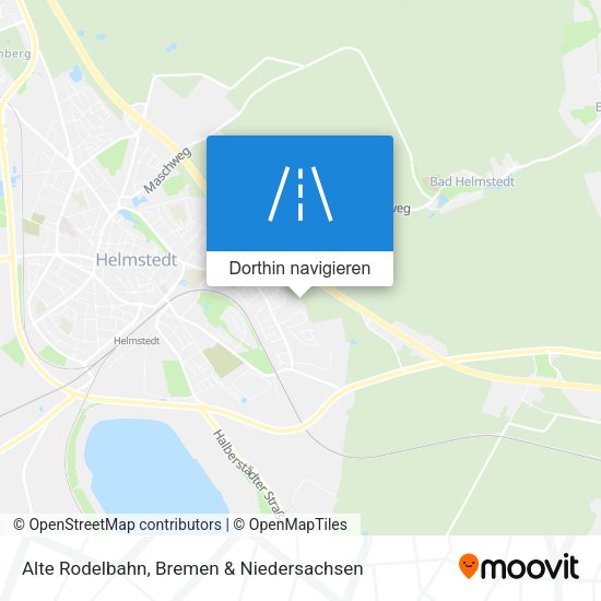Alte Rodelbahn Karte