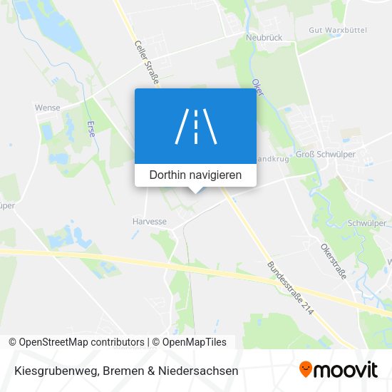 Kiesgrubenweg Karte