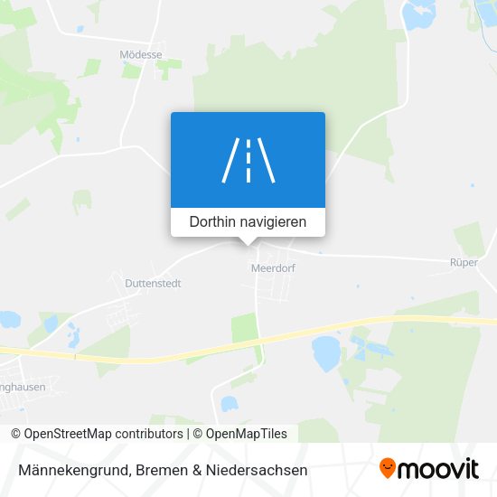 Männekengrund Karte