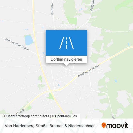 Von-Hardenberg-Straße Karte