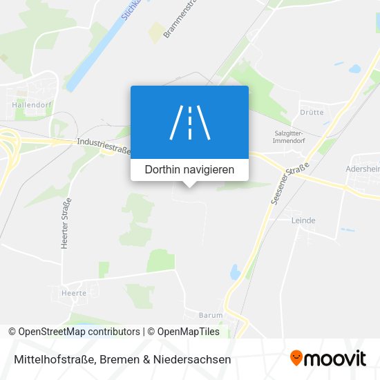 Mittelhofstraße Karte