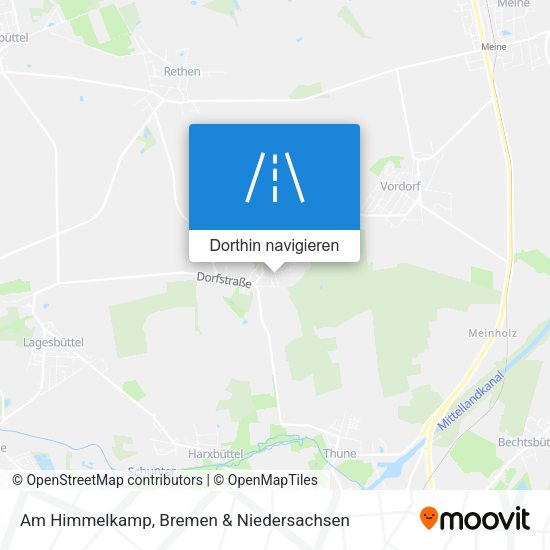 Am Himmelkamp Karte