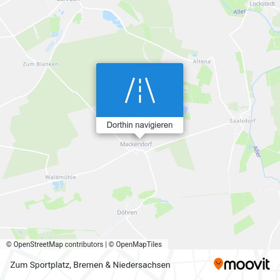 Zum Sportplatz Karte