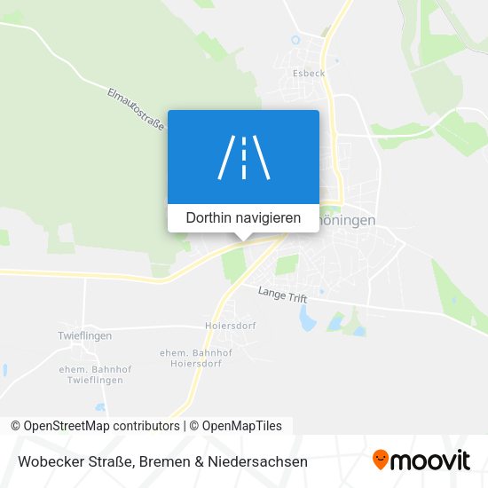 Wobecker Straße Karte