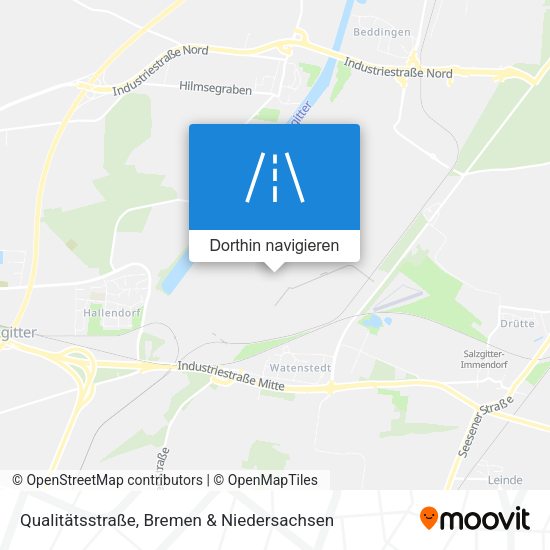 Qualitätsstraße Karte