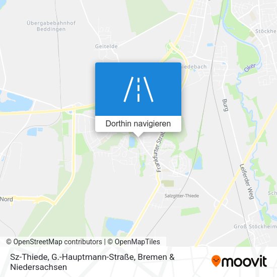 Sz-Thiede, G.-Hauptmann-Straße Karte