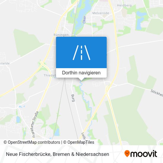 Neue Fischerbrücke Karte