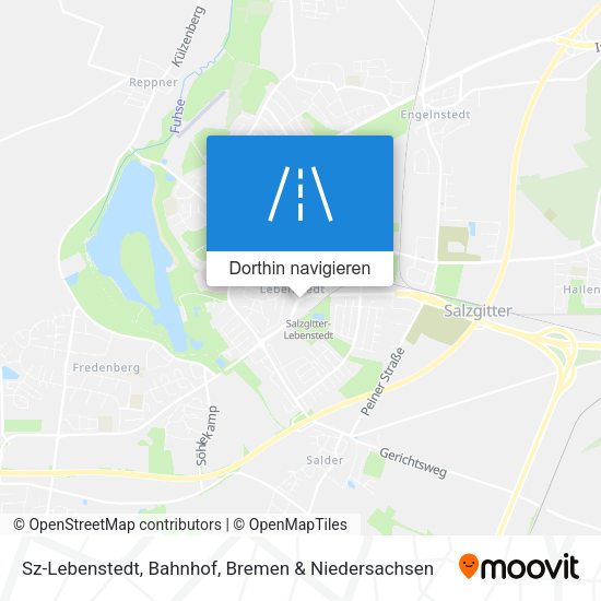 Sz-Lebenstedt, Bahnhof Karte