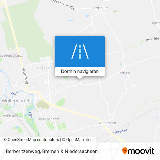 Berberitzenweg Karte