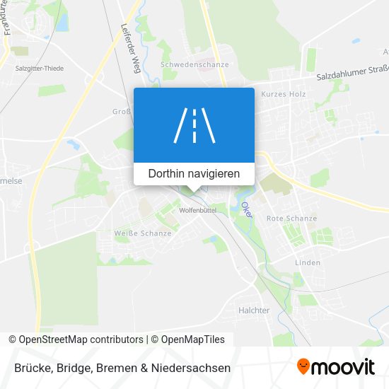 Brücke, Bridge Karte