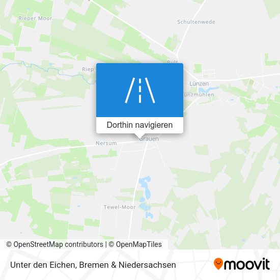Unter den Eichen Karte