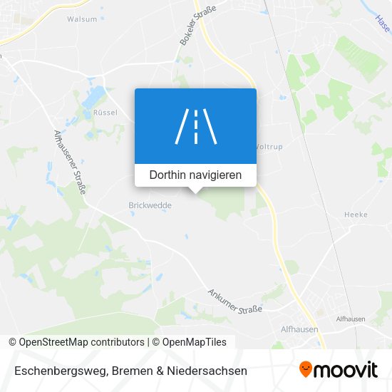 Eschenbergsweg Karte