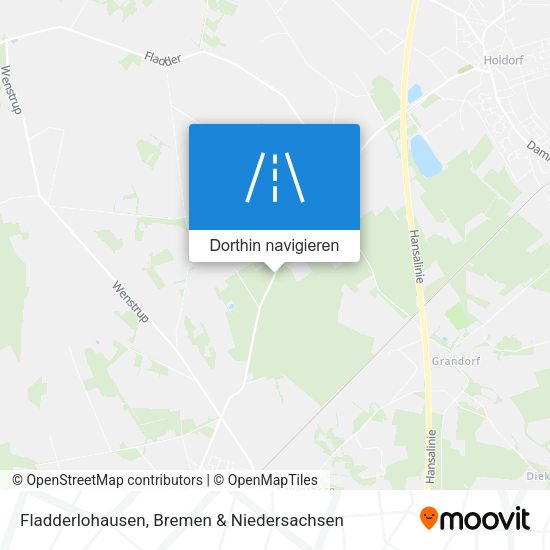Fladderlohausen Karte