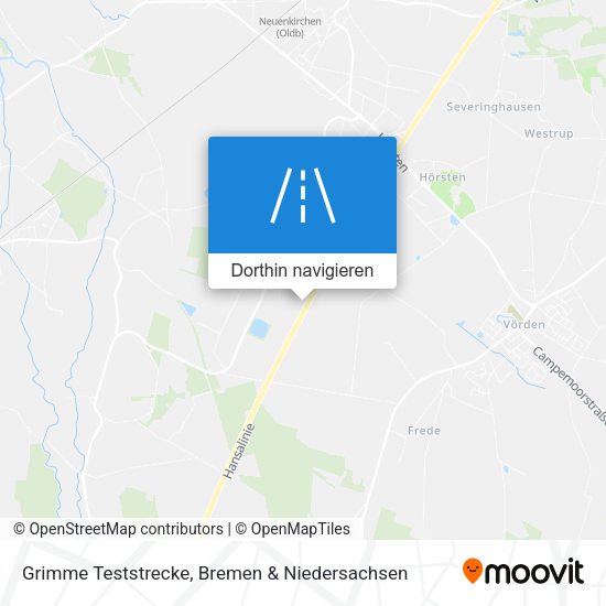 Grimme Teststrecke Karte