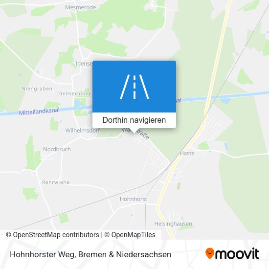 Hohnhorster Weg Karte