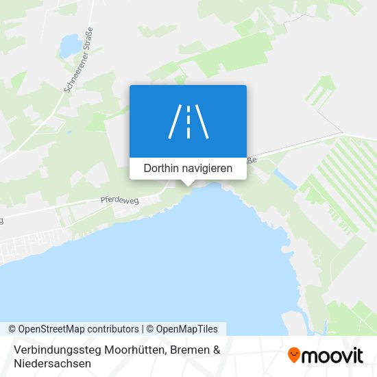 Verbindungssteg Moorhütten Karte