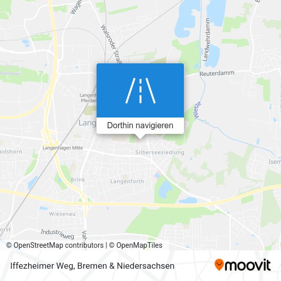 Iffezheimer Weg Karte