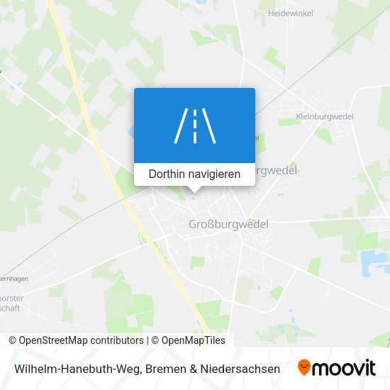 Wilhelm-Hanebuth-Weg Karte