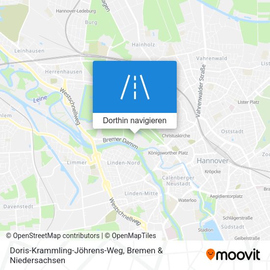 Doris-Krammling-Jöhrens-Weg Karte