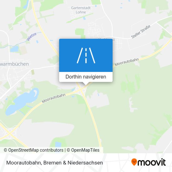 Moorautobahn Karte