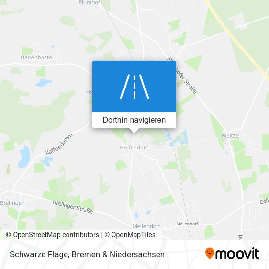 Schwarze Flage Karte