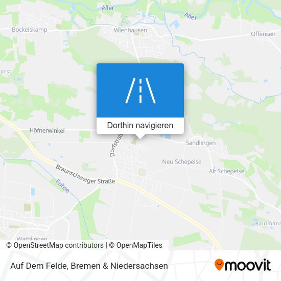 Auf Dem Felde Karte