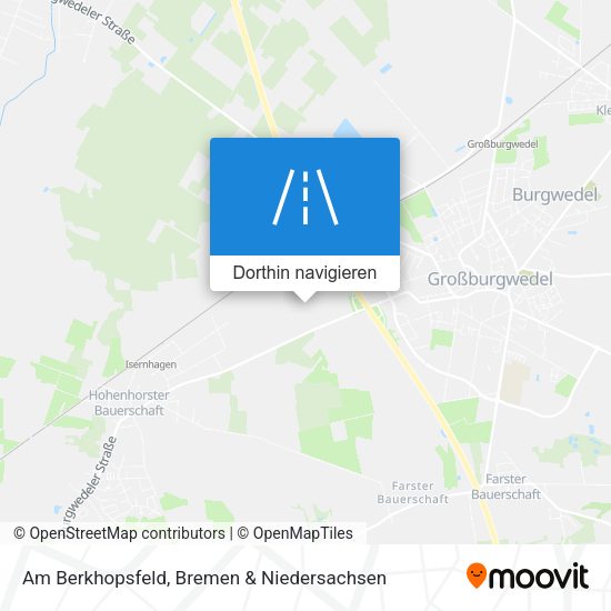 Am Berkhopsfeld Karte