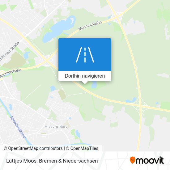 Lüttjes Moos Karte
