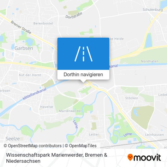 Wissenschaftspark Marienwerder Karte
