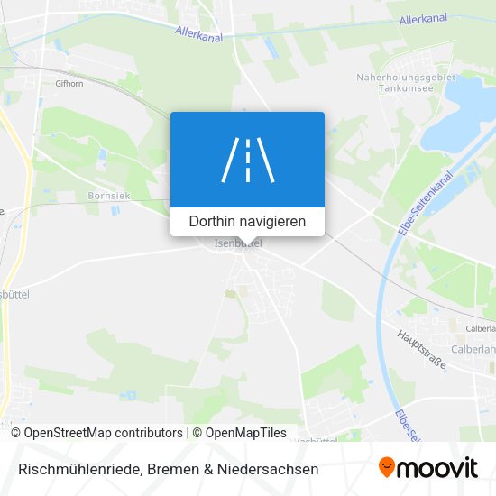 Rischmühlenriede Karte
