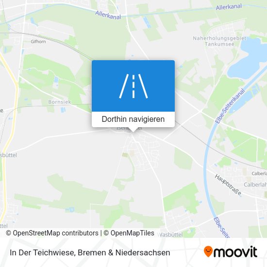 In Der Teichwiese Karte