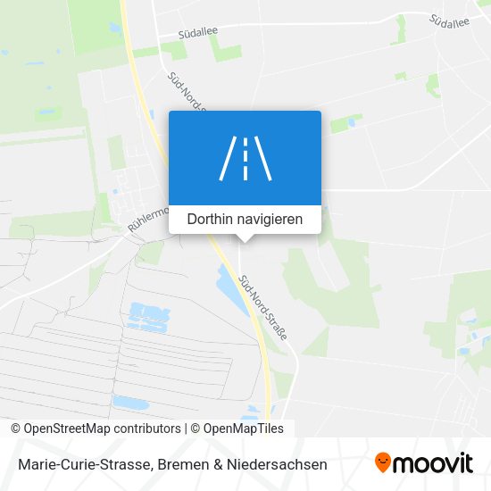 Marie-Curie-Strasse Karte