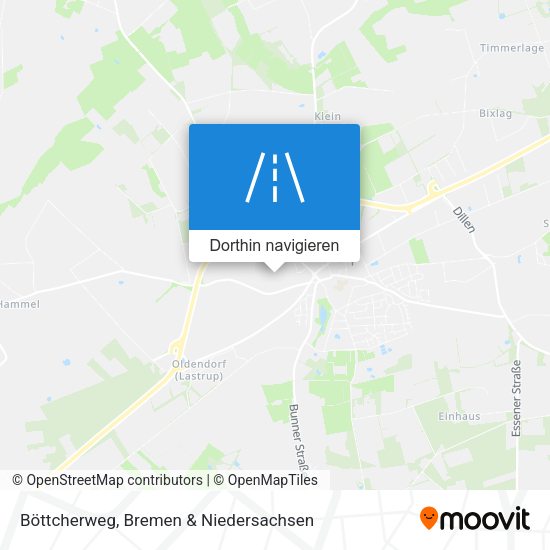 Böttcherweg Karte