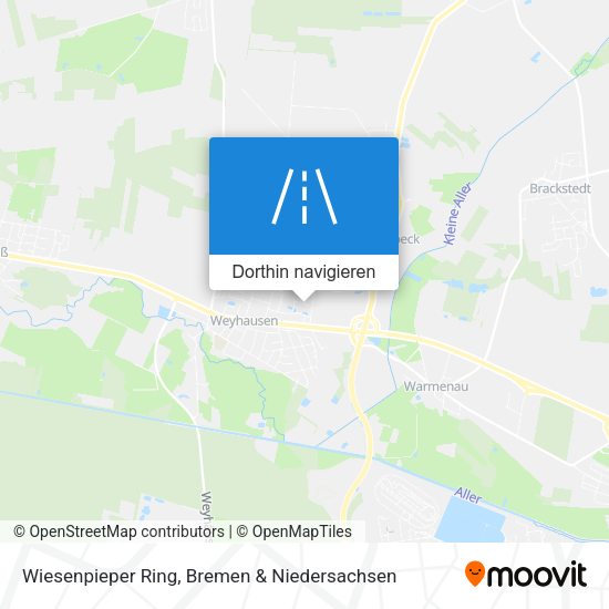Wiesenpieper Ring Karte