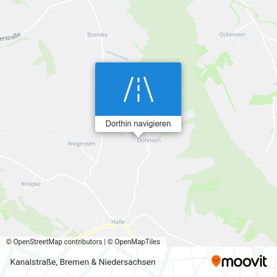 Kanalstraße Karte