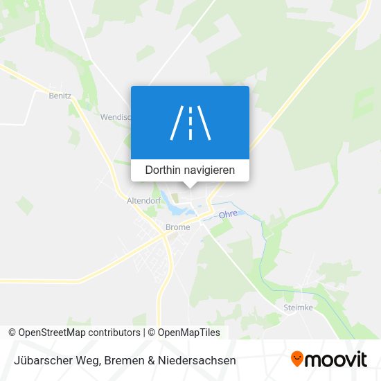 Jübarscher Weg Karte
