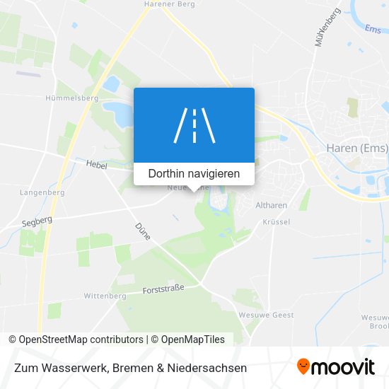 Zum Wasserwerk Karte