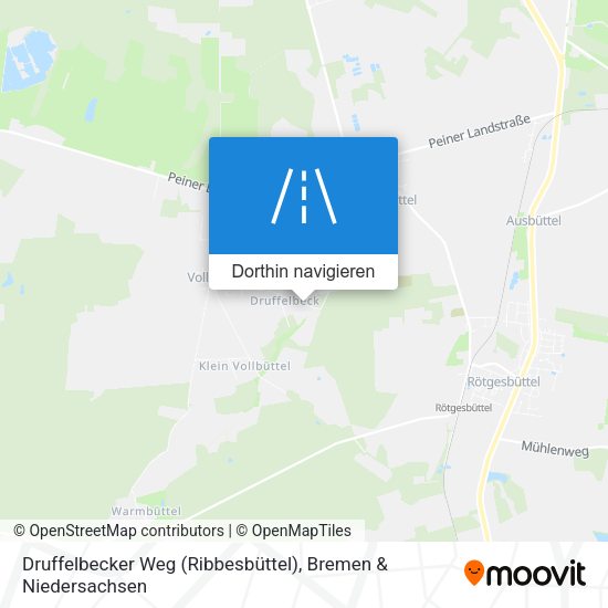 Druffelbecker Weg (Ribbesbüttel) Karte