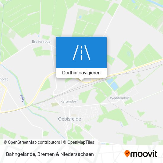 Bahngelände Karte