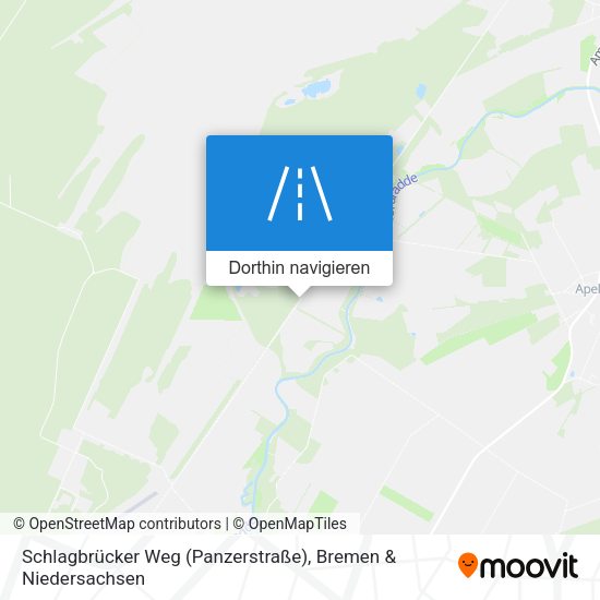 Schlagbrücker Weg (Panzerstraße) Karte