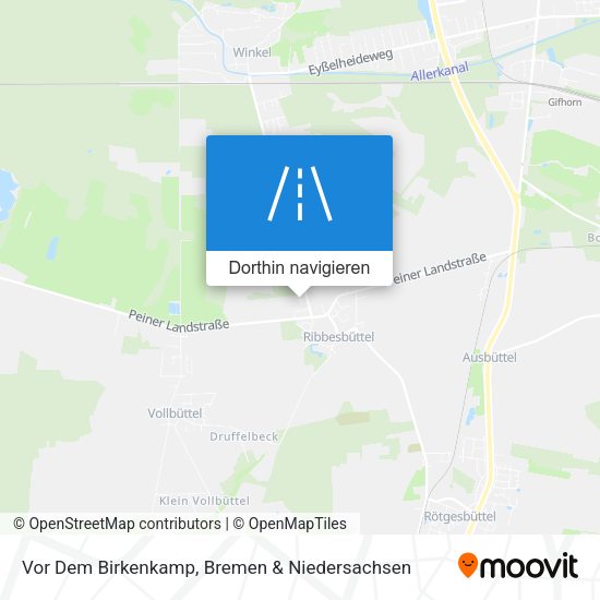 Vor Dem Birkenkamp Karte