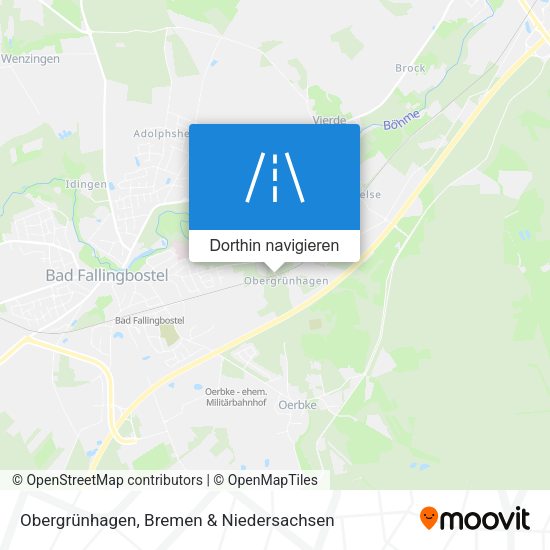Obergrünhagen Karte