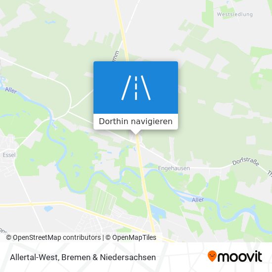 Allertal-West Karte