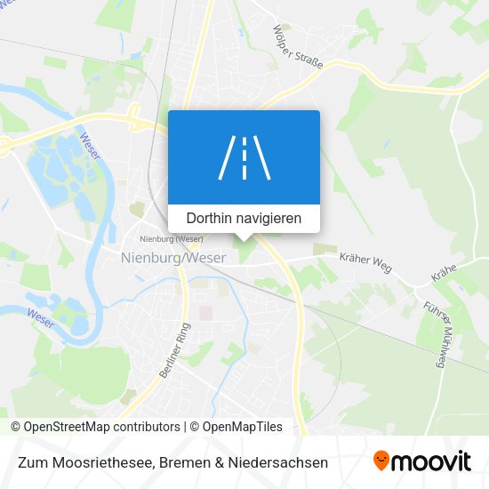Zum Moosriethesee Karte