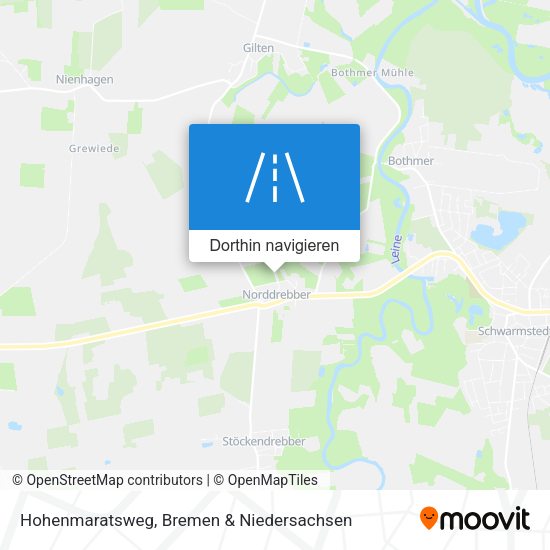 Hohenmaratsweg Karte