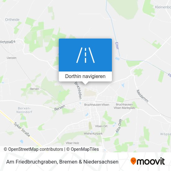 Am Friedbruchgraben Karte